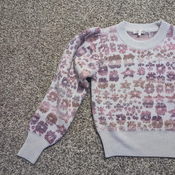 LoveShackFancy Kristen Pullover Sweater in Stardust Fantasy - Picture 5 of 14